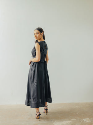 Bashira Black Maxi Dress